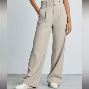 Everlane Wide Leg Pants in Beige